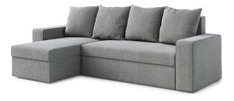 Rohová sedací souprava Duff (L) (šedá)