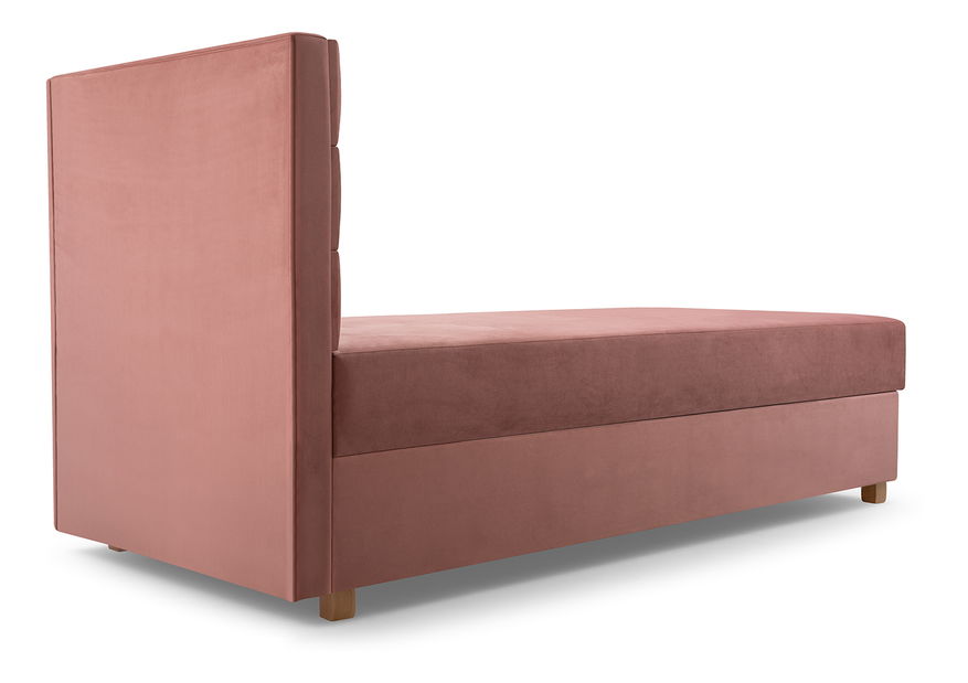 Jednolůžková postel 80 cm Picasso I (růžová) (s úl. prostorem a matrací)