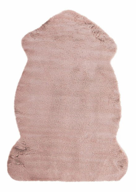 Koberec z umělé kožešiny Ultan (růžová)