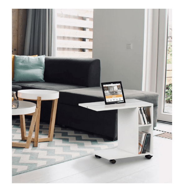 Příruční stolek Niddo (bílá)