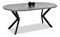 Jídelní stůl Rompa (grafitová + černá)
