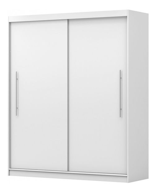Šatní skříň Thovan (bílá + bílá)