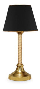 Stolní lampa Lugunssa 1 (černá + zlatá)