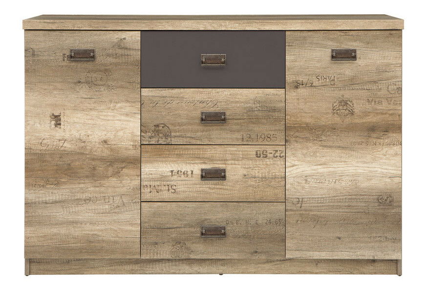 Komoda BRW Malcolm KOM2D4S