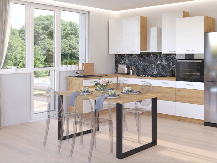 Jídelní stůl Impie 138x67 (dub artisan)