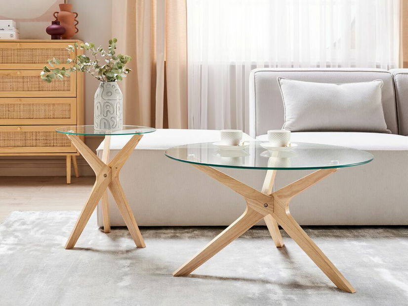 Příruční stolek Varda (průhledná)