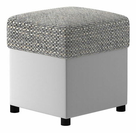 Taburet 35x35 cm Ron Typ 02 (šedá)