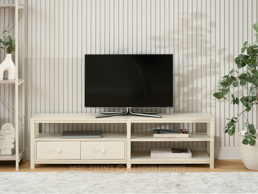 TV stolek/skříňka Empantana (krémová)