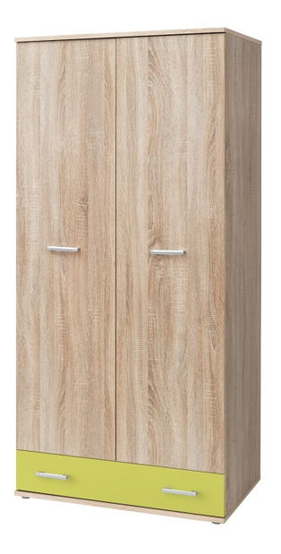 Šatní skříň Emio Typ 02 Zelená