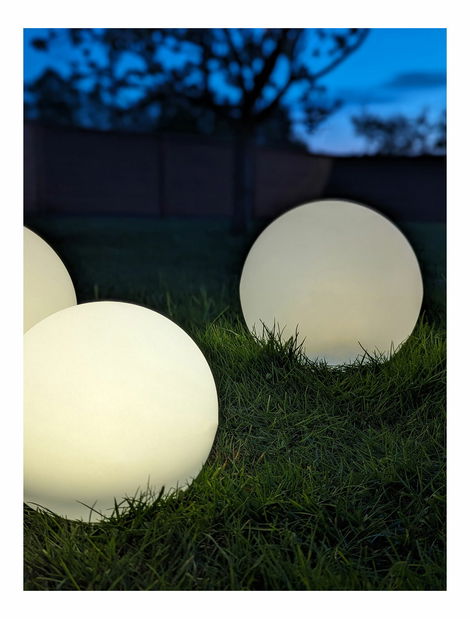 Set 3 ks LED lamp zápichů Leldelia 1 (bílá)