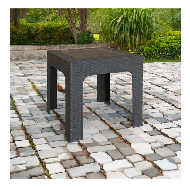 Zahradní příruční stolek (3 ks) Zanjar (hnědá) *výprodej