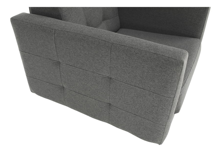 Čalouněné křeslo Armendia (tmavě šedá)