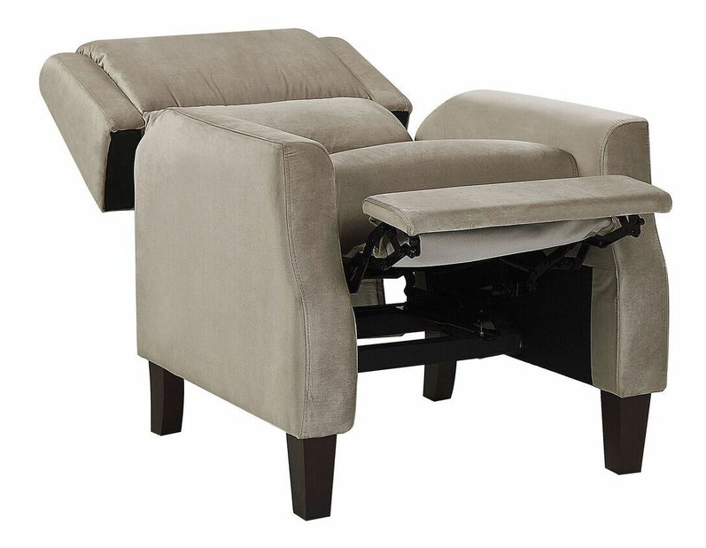 Křeslo EGAROS (šedohnědá)