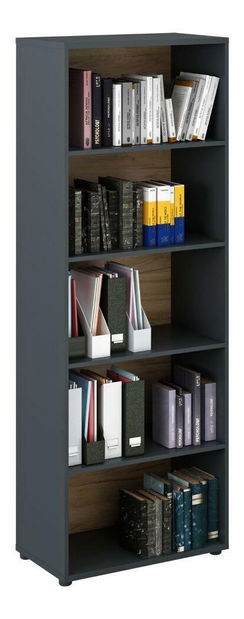 Regál Klodekas 1 (grafit + dub artisan)