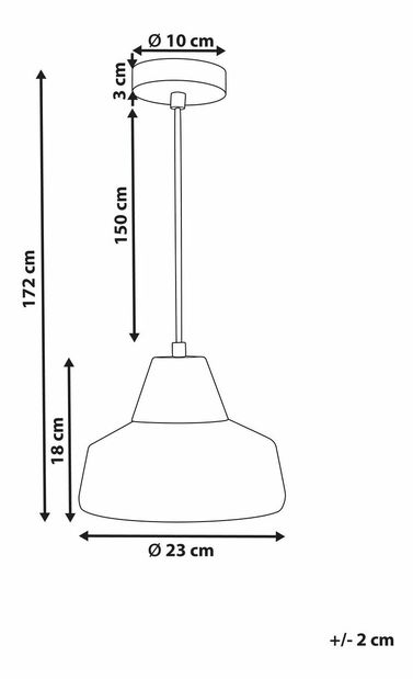 Závěsné svítidlo Theemin (stříbrná)