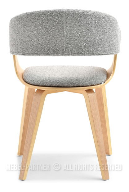 Židle Renzo (šedá + dub) *výprodej