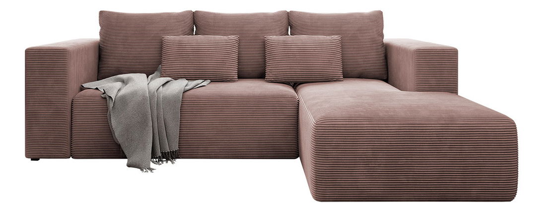 Rohová sedací souprava Zofia (kobaltová)