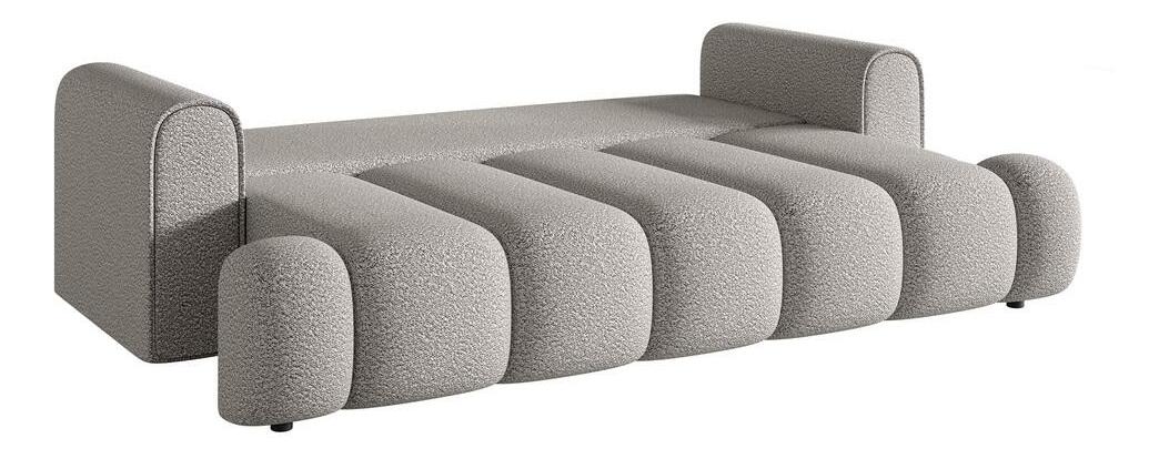 Pohovka trojsedačka Didier (světle šedá + černá)