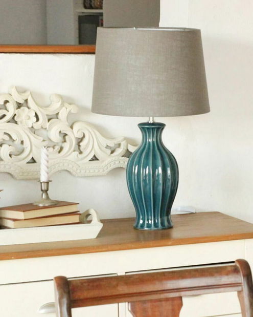 Stolní lampa Safi (tmavě zelená)