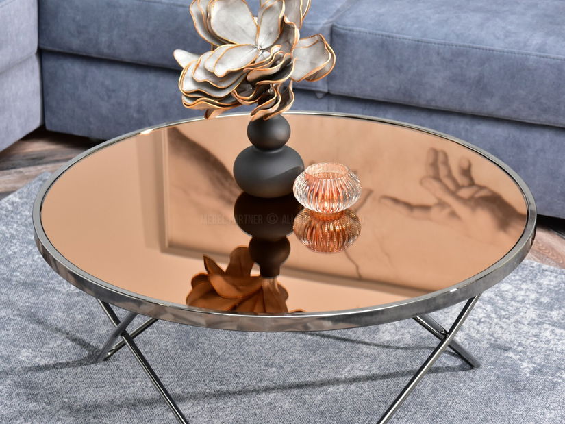 Konferenční stolek Armin Xl (sklo + černá)