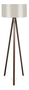 Stojanová lampa Amorekko 3 (tmavokrémová + hnědá)