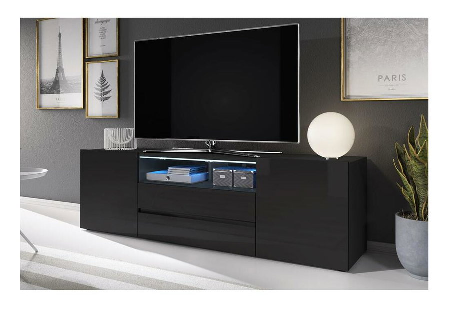 TV skříňka/stolek Boss (černá)