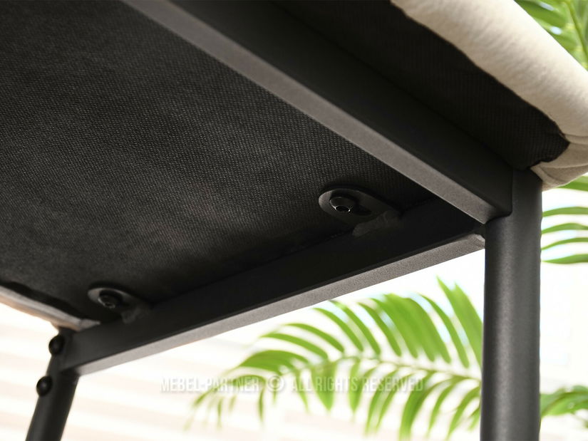 Barová židle Jundino (béžová + černá)