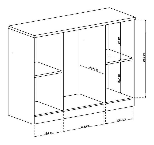 Komoda Titanus 06 (dub lefkas)