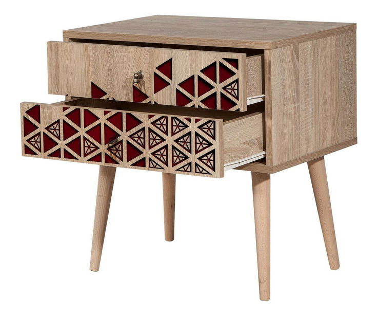 Noční stolek Sopatu 4 (dub sonoma)