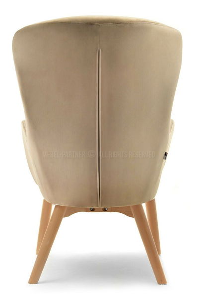 Křeslo Léto (béžová + černá)