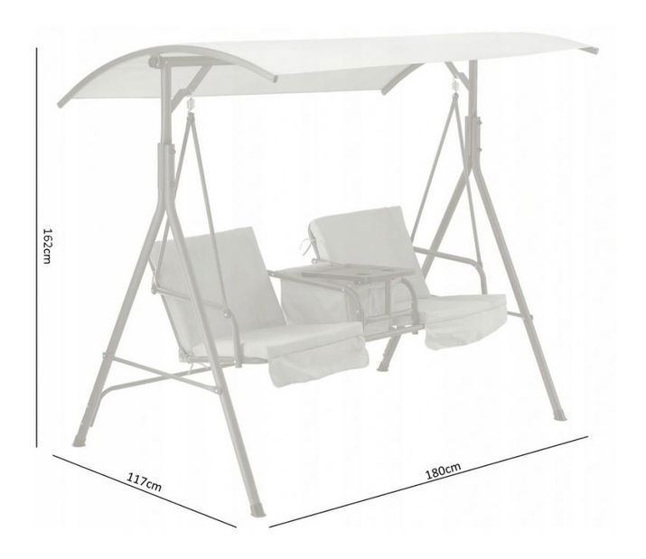 Zahradní houpačka Kubki (béžová)