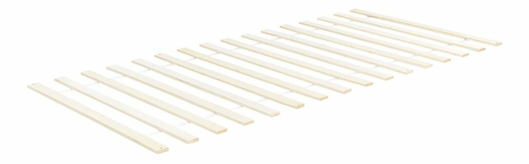 Postel 90x200 cm Barbar (světlé dřevo) (s lamelami)