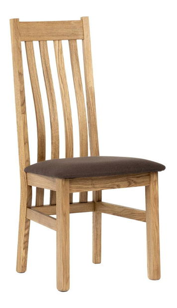 Jídelní židle Cardenal (dub + hnědá)