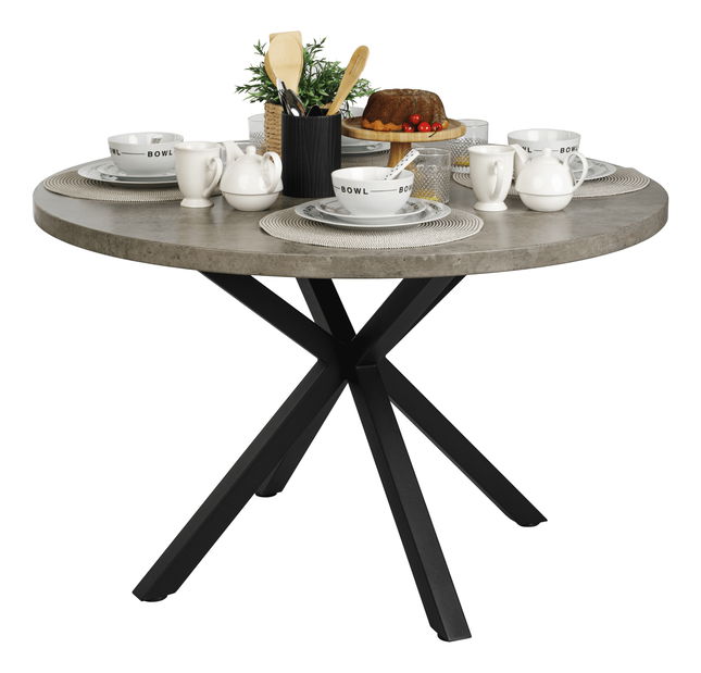 Jídelní stůl Marica (šedá + černá)