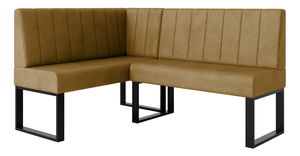 Rohová lavice Mondeo 130x170 (hořčičná) (L)