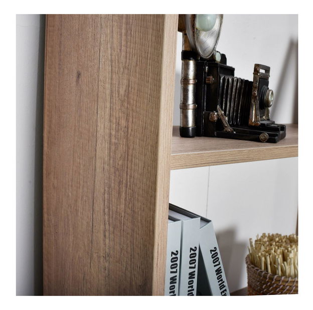 Regál Kaida 4 (ořech světlý)