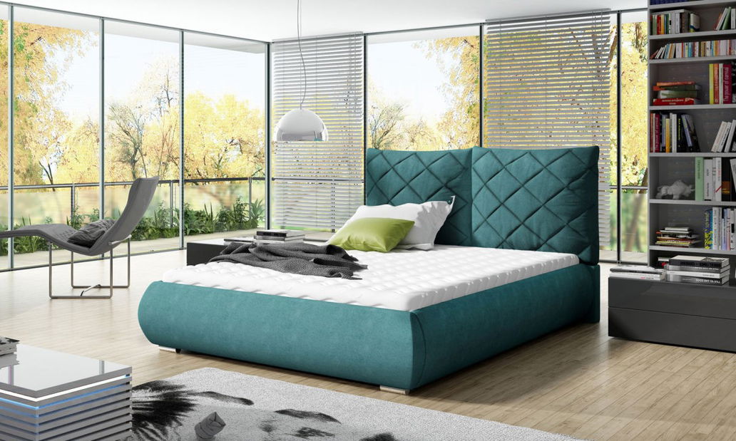 Manželská postel 160 cm Gilford (s roštem)