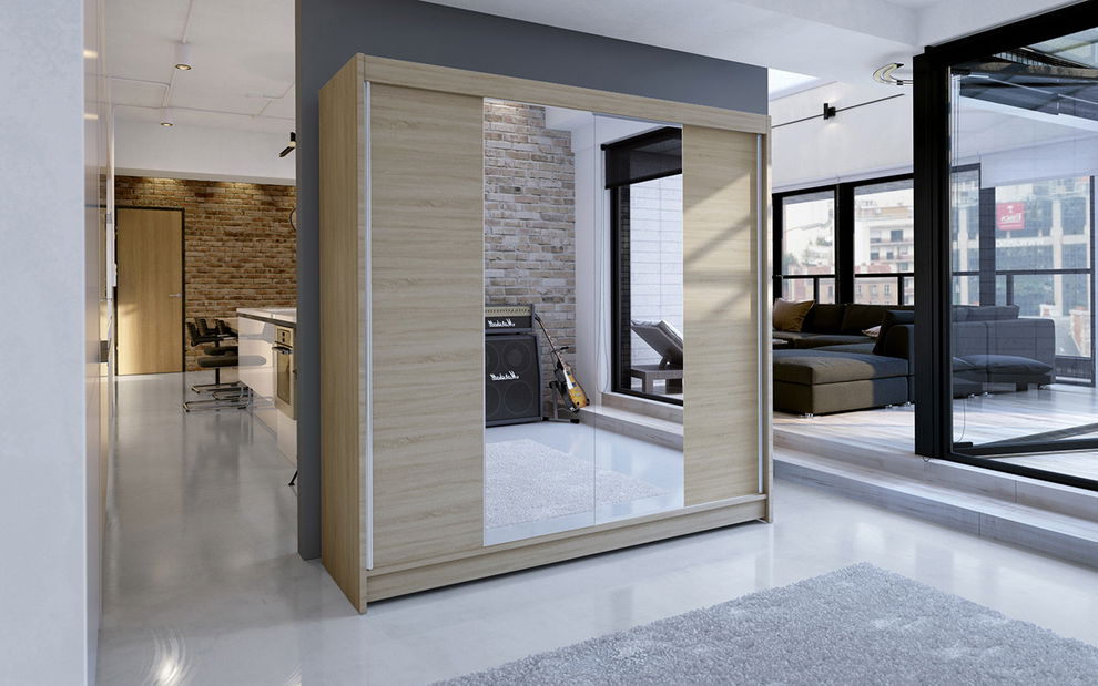 Šatníková skříň Tatiana 2 (dub sonoma)