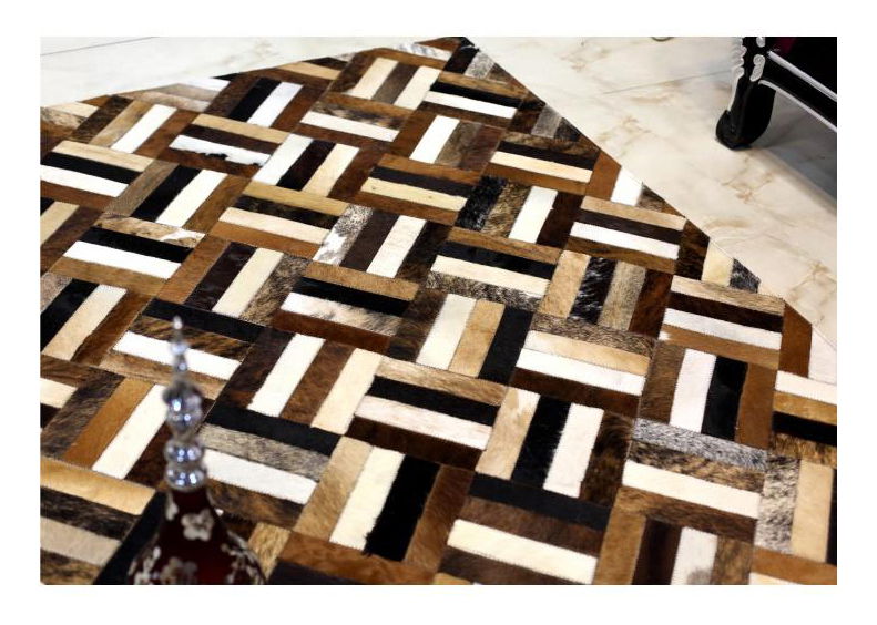 Kožený koberec 120x180 cm Koza typ 2