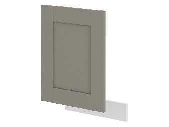 Dvířka na vestavnou myčku nádobí Lucid ZM 446 x 570 (claygrey + bílá)