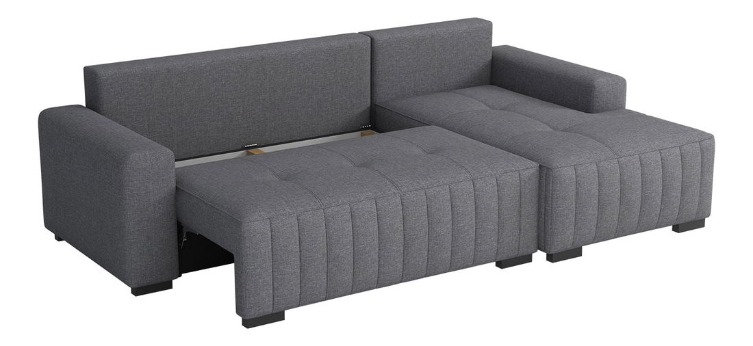 Rohová rozkládací sedačka s úložným prostorem Salvatore (Manila 05) (P)