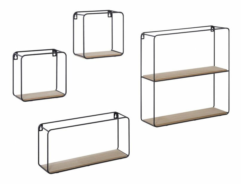 Set 4ks. polic Barta (černá)