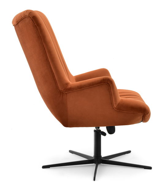 Relaxační křeslo Elesenta (měděná + černá)