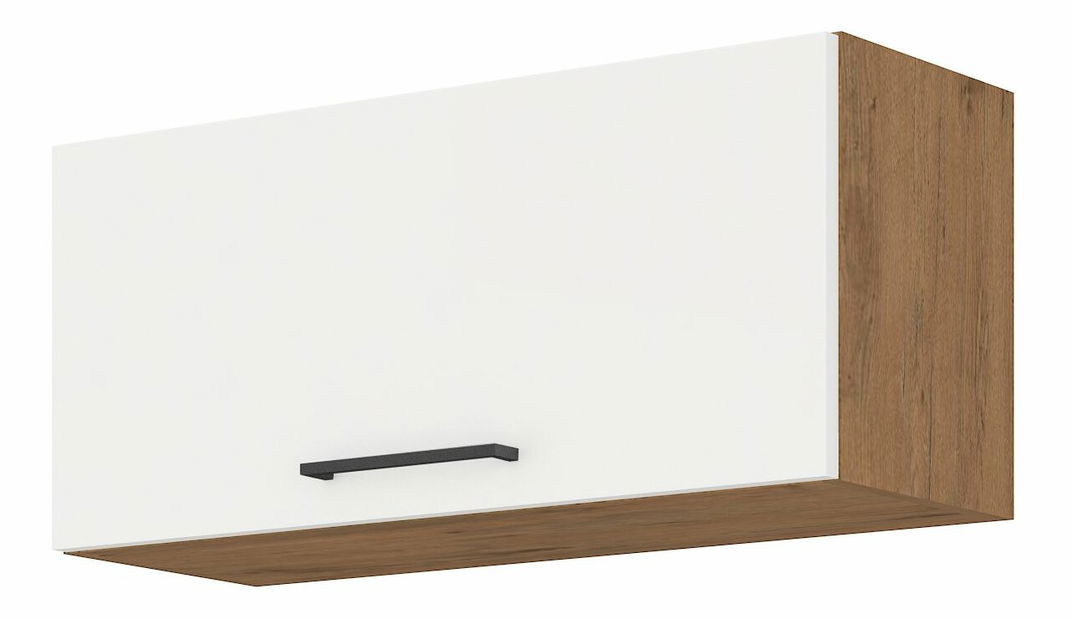 Horní kuchyňská skříňka Virion 80 GU 36 1F (dub lancelot + lesk bílý)