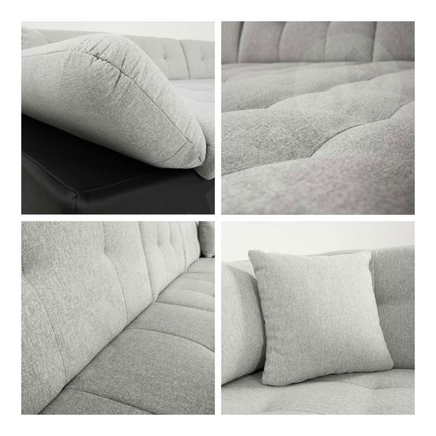 Rohová sedačka Calla (P) U (béžový melír)