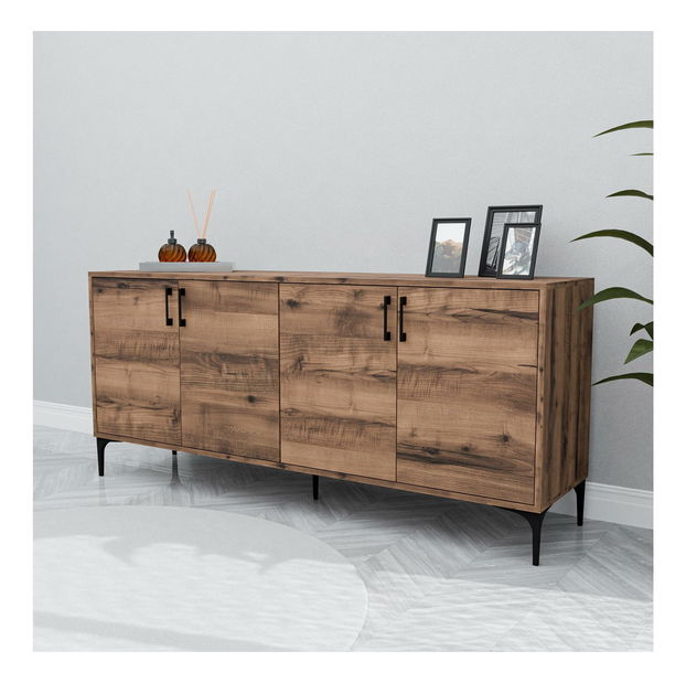 Skříňka Nolavu (ořech + antracit)