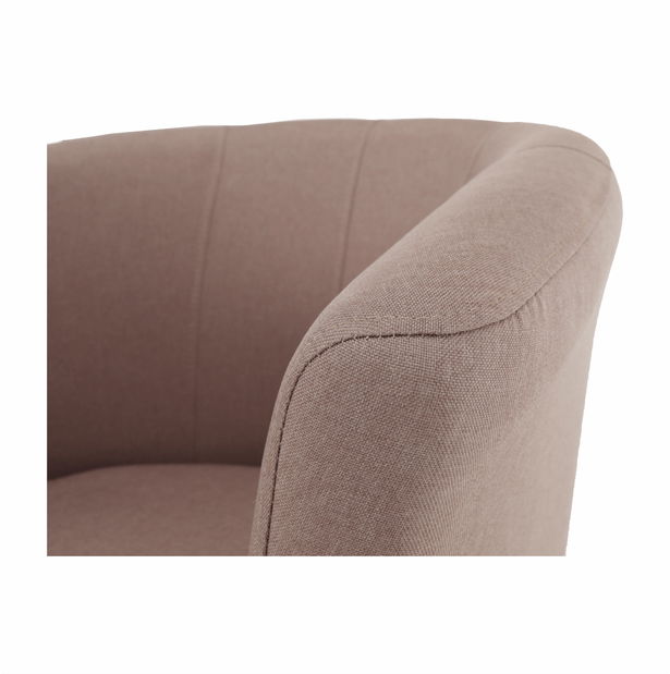 Křeslo Cubali (pudrově růžová)