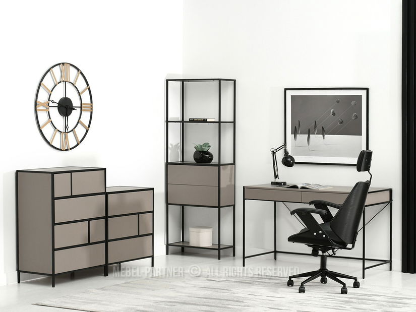 Komoda Soren Kom (béžová + černá)