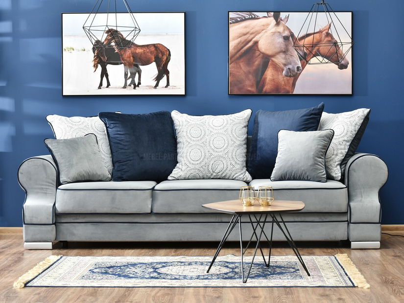 Pohovka trojsedačka Taskent (šedá)