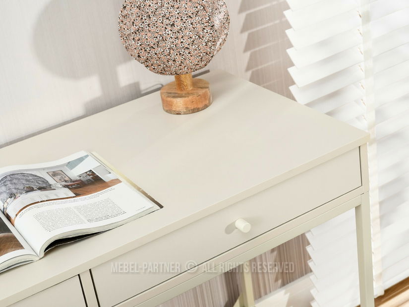 PC stolek Kaplan (krémová)